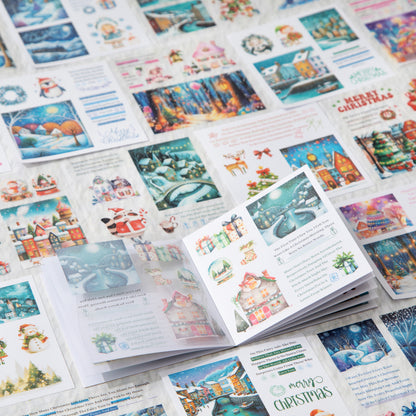 Girl's Christmas Weekly Sticker Book 20pcs
