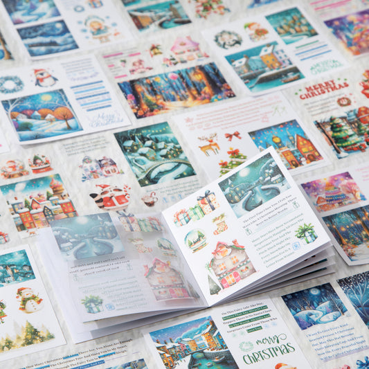Girl's Christmas Weekly Sticker Book 20pcs