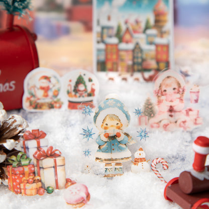 Girl's Christmas Weekly Sticker Book 20pcs