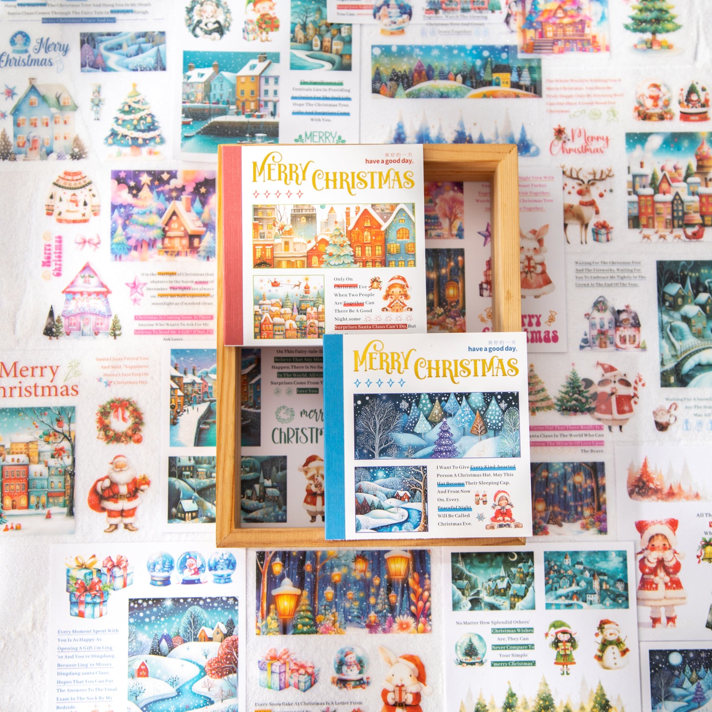 Girl's Christmas Weekly Sticker Book 20pcs