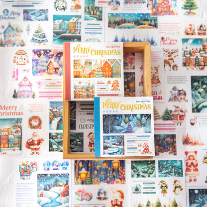 Girl's Christmas Weekly Sticker Book 20pcs