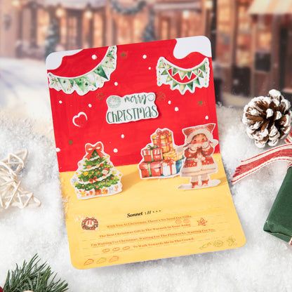 Girl's Christmas Weekly Sticker Book 20pcs