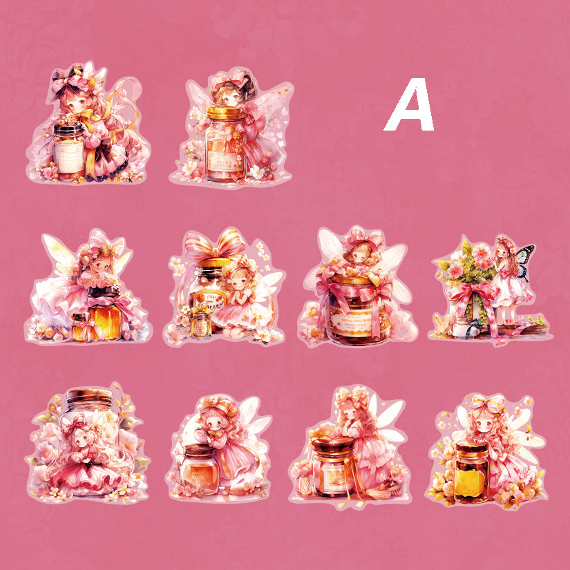 Girl's Diary Sticker 10pcs