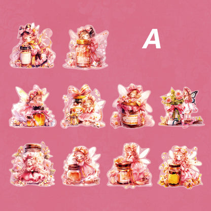 Girl's Diary Sticker 10pcs