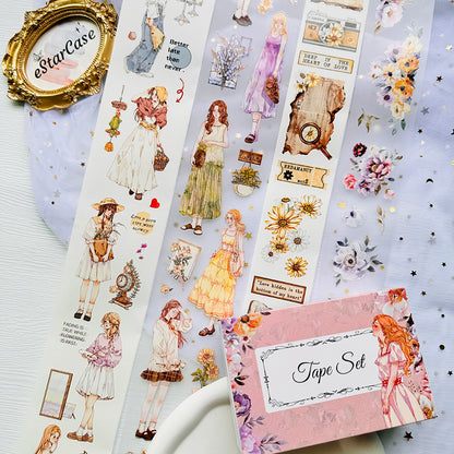 Pre-Cut Girls Tape Set-D