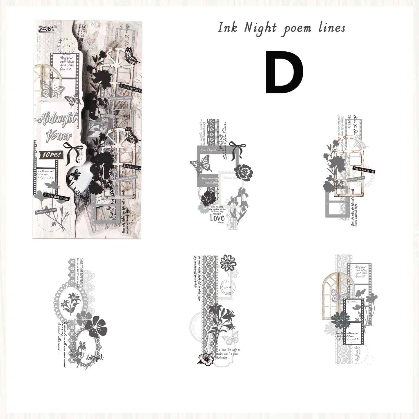 Glazed Letter Paper 10pcs