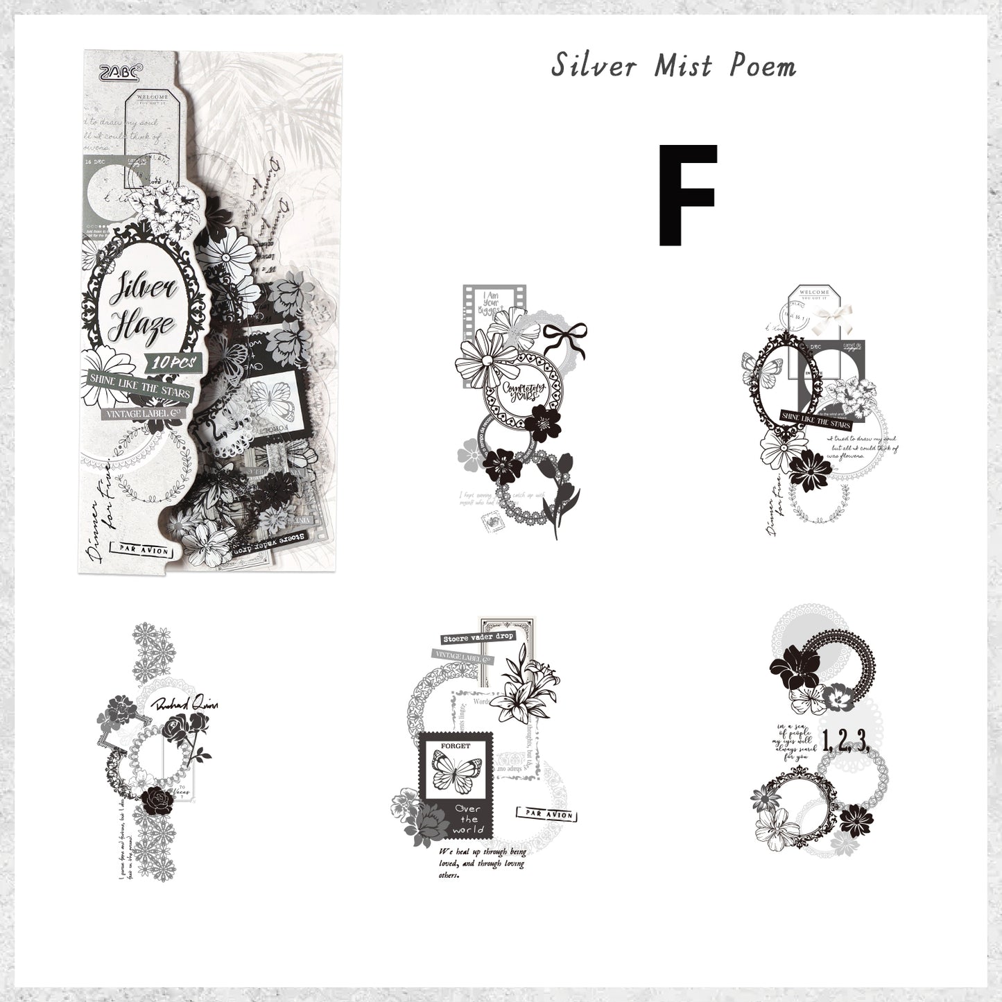 Glazed Letter Paper 10pcs