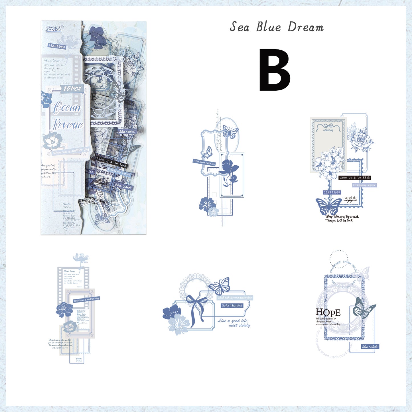 Glazed Letter Paper 10pcs