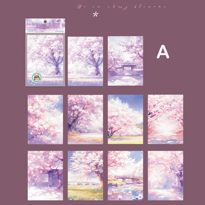 Go See Cherry Blossoms Paper 10pcs