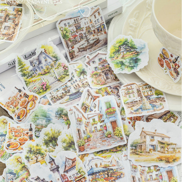 Going on Trip Stickers 50pcs