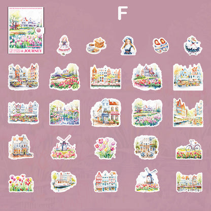 Going on Trip Stickers 50pcs