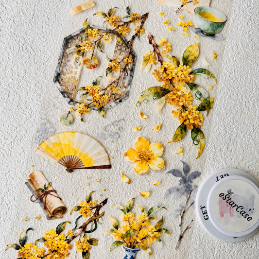 7cm*2m Golden Osmanthus Tape
