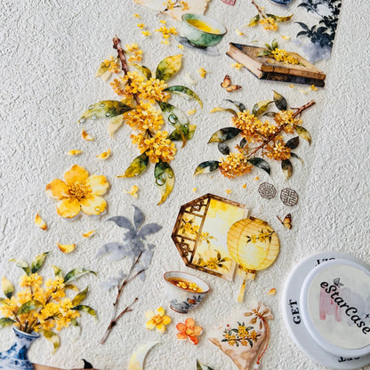7cm*2m Golden Osmanthus Tape
