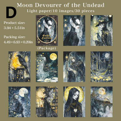 Gothic Fantasy Paper 30pcs