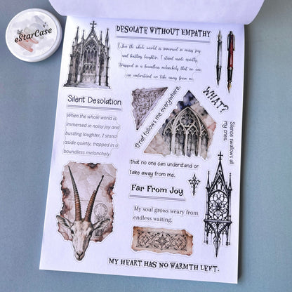 Gothic Rose Manor Sticker Book