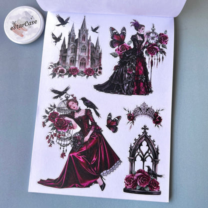 Gothic Rose Manor Sticker Book