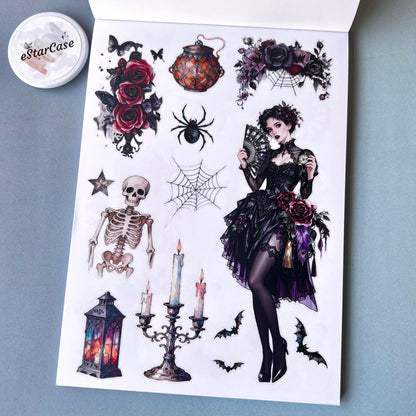 Gothic Rose Manor Sticker Book