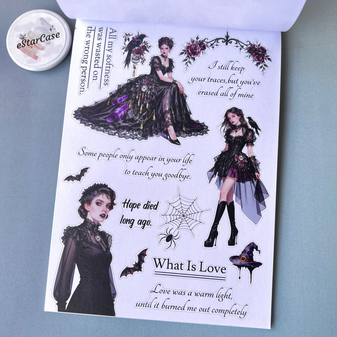 Gothic Rose Manor Sticker Book