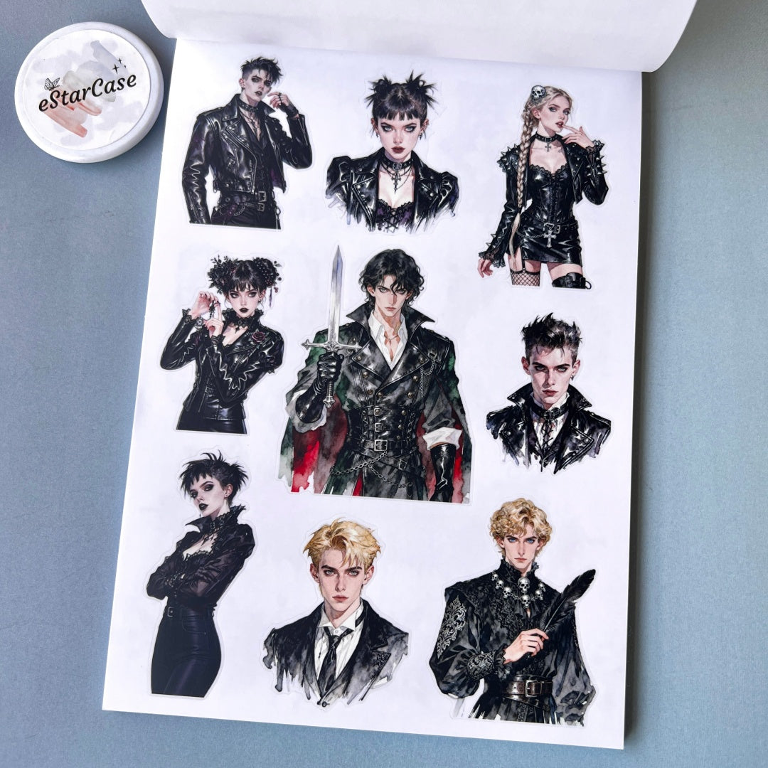 Gothic Rose Manor Sticker Book