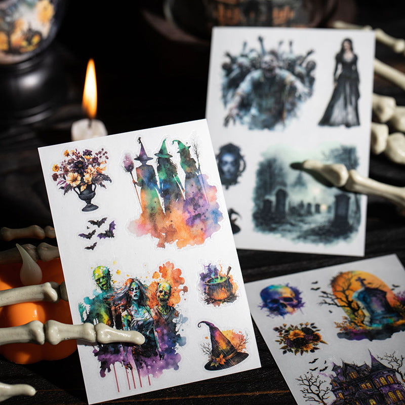 Rub-on Gothic Siege Stickers 5pcs