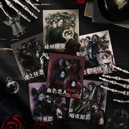 Gothic Vortex Sticker 15pcs