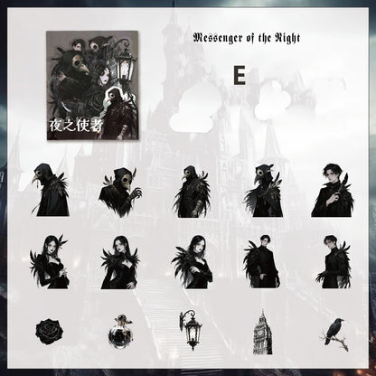 Gothic Vortex Sticker 15pcs