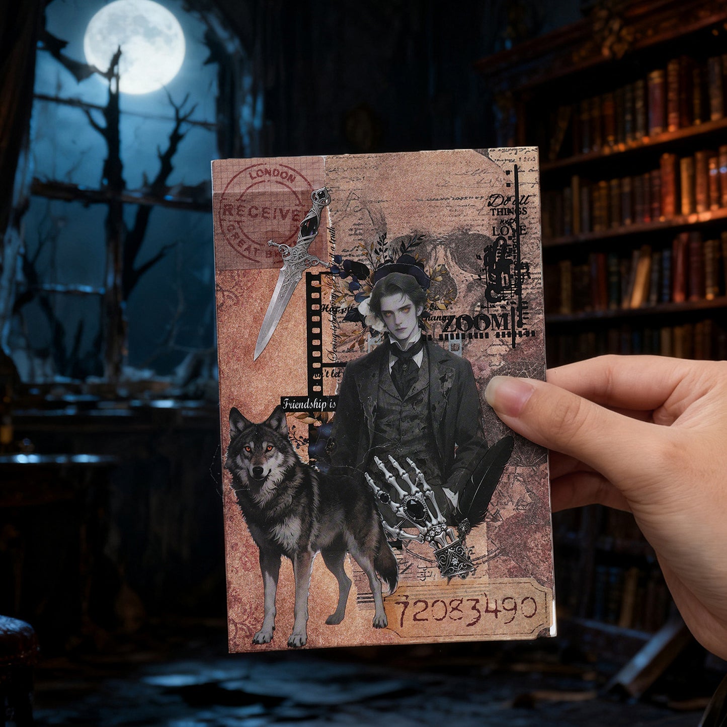 Gothic Vortex Sticker 15pcs