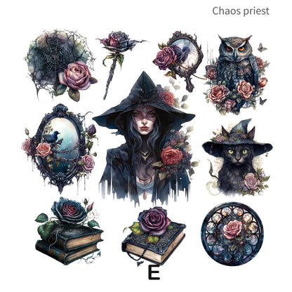 Gothic Witch Series Stickers 20pcs