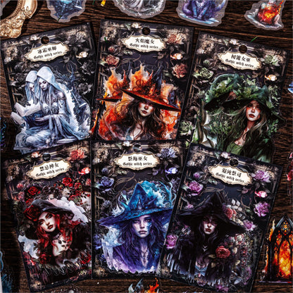 Gothic Witch Series Stickers 20pcs