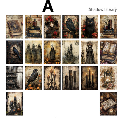 Gothic World Paper 40pcs