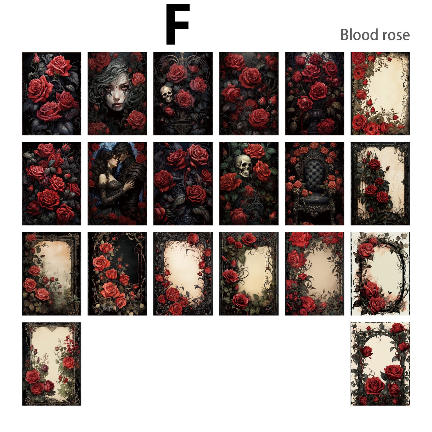 Gothic World Paper 40pcs