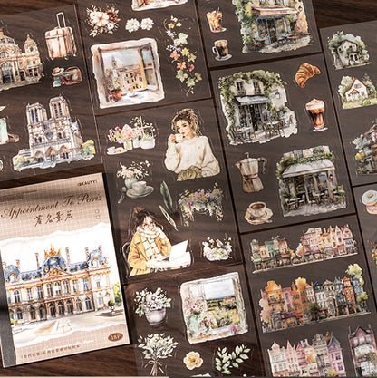 Go to Paris Sticker 18pcs