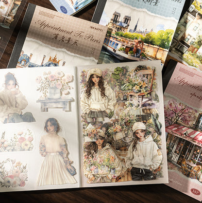 Go to Paris Sticker 18pcs