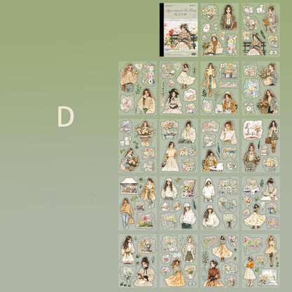 Go to Paris Sticker 18pcs