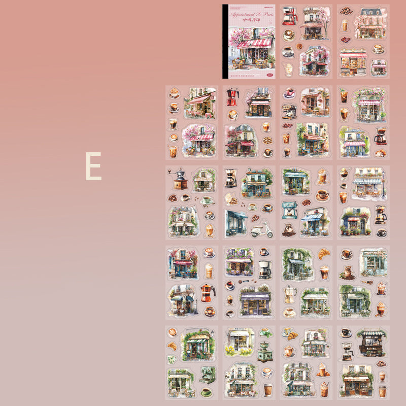 Go to Paris Sticker 18pcs