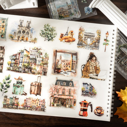 Go to Paris Sticker 18pcs
