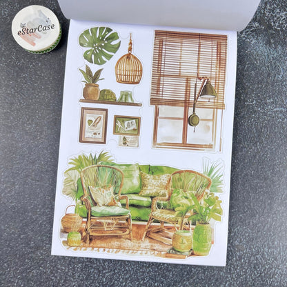 Green Corner Sticker Book