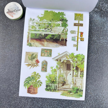 Green Corner Sticker Book