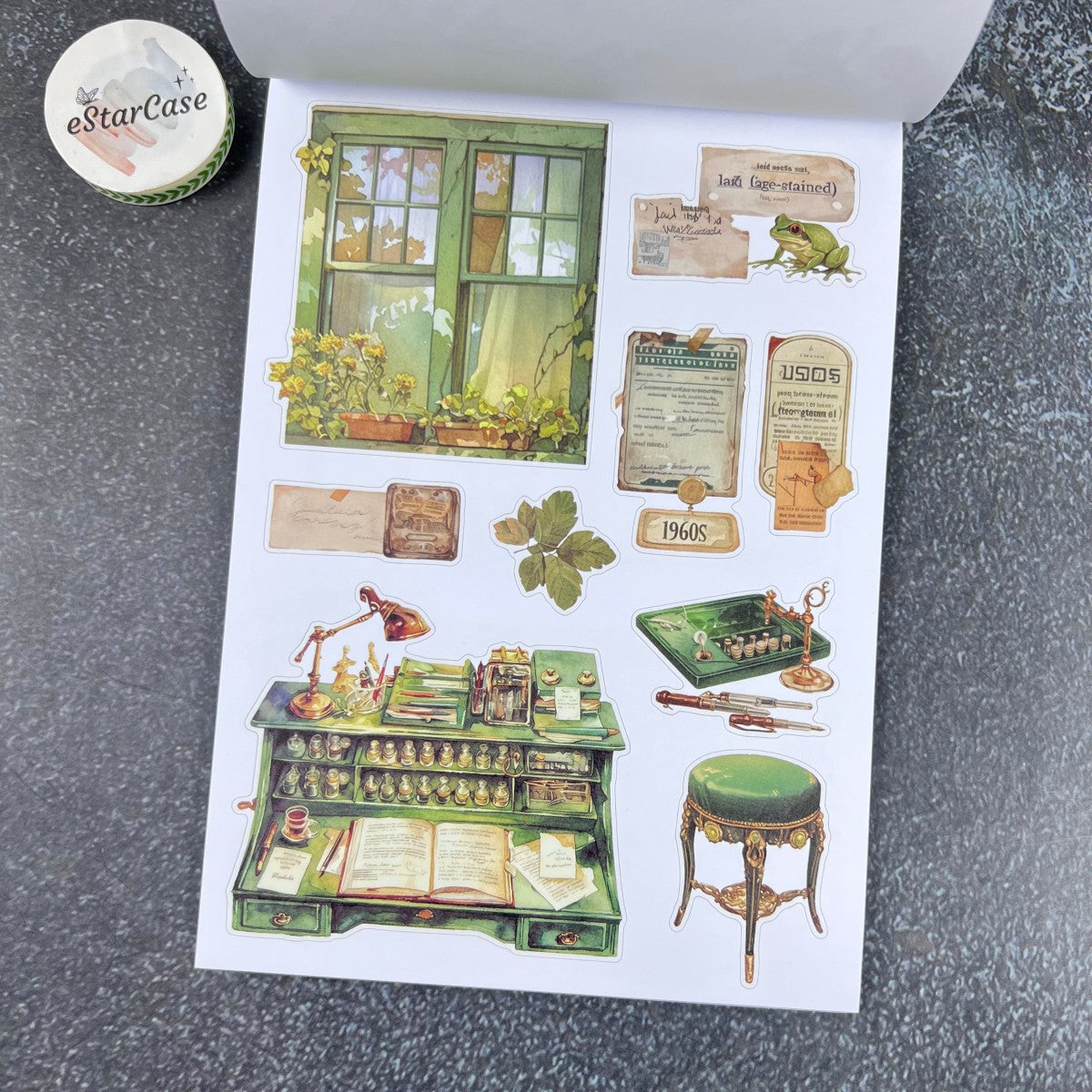 Green Corner Sticker Book