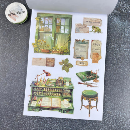 Green Corner Sticker Book