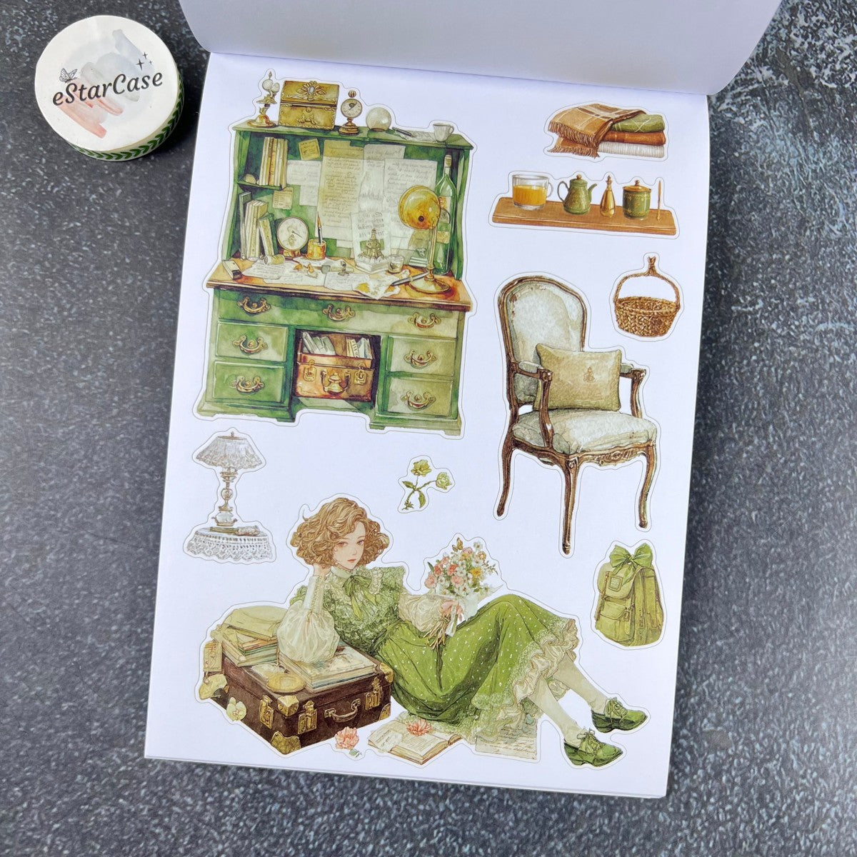 Green Corner Sticker Book