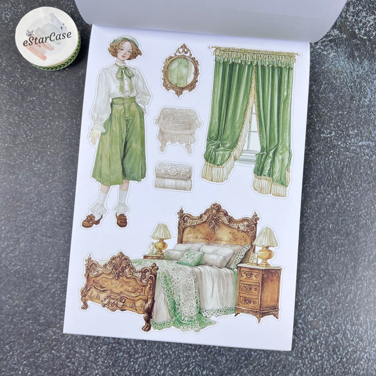 Green Corner Sticker Book