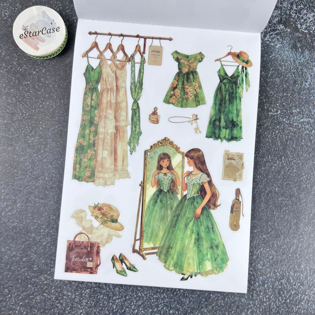 Green Corner Sticker Book