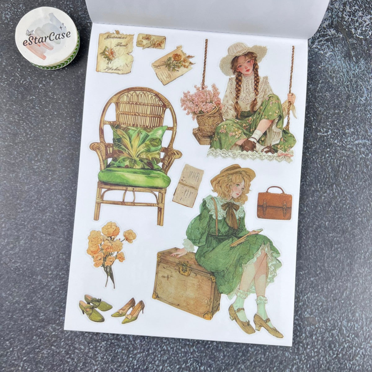 Green Corner Sticker Book