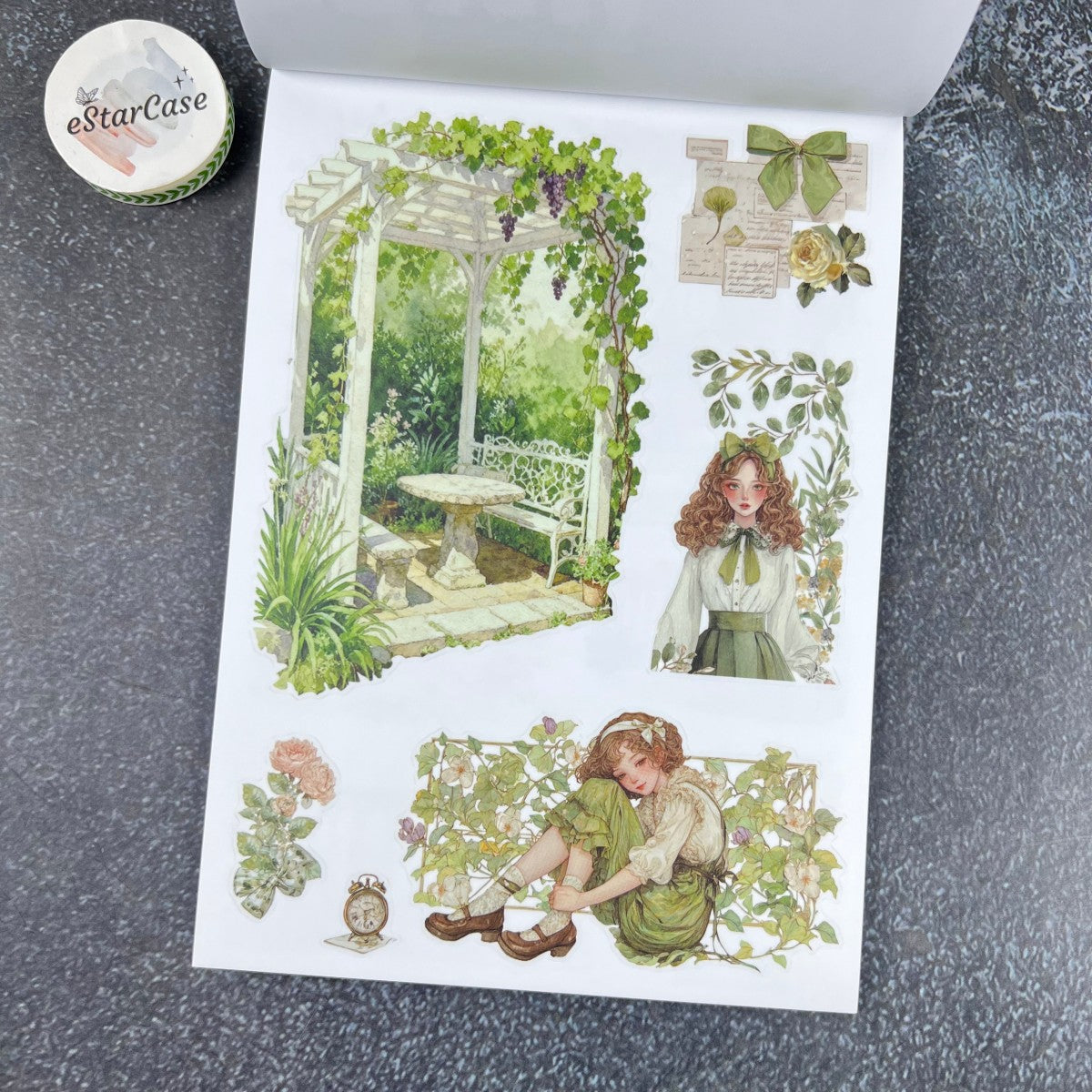 Green Corner Sticker Book