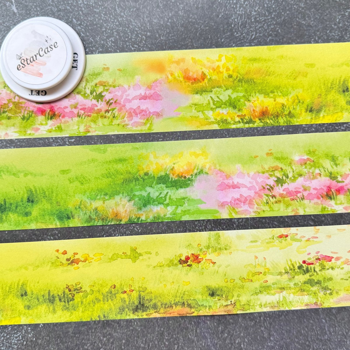 5.5cm*2m Green Meadow Tape