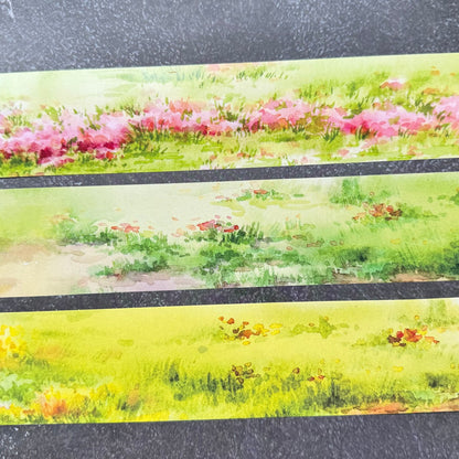 5.5cm*2m Green Meadow Tape
