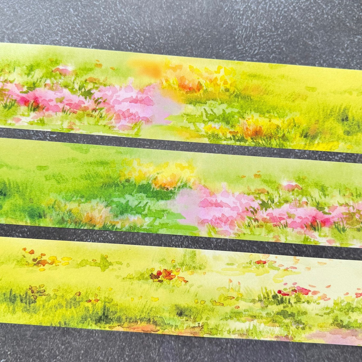 5.5cm*2m Green Meadow Tape