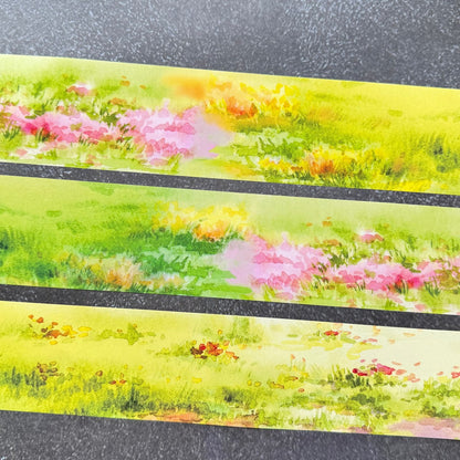 5.5cm*2m Green Meadow Tape