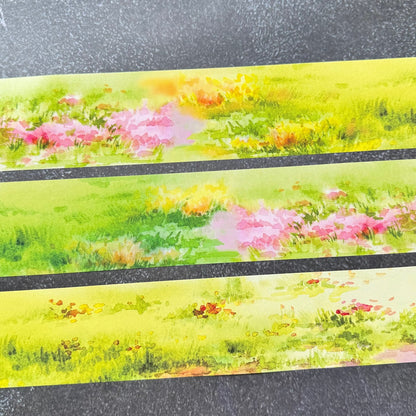 5.5cm*2m Green Meadow Tape